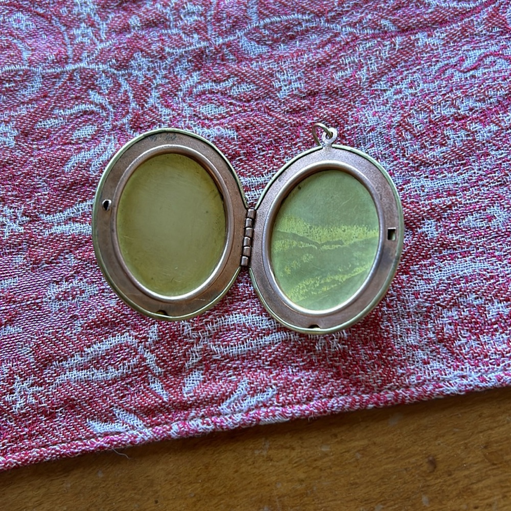 Vintage Large Brass Locket